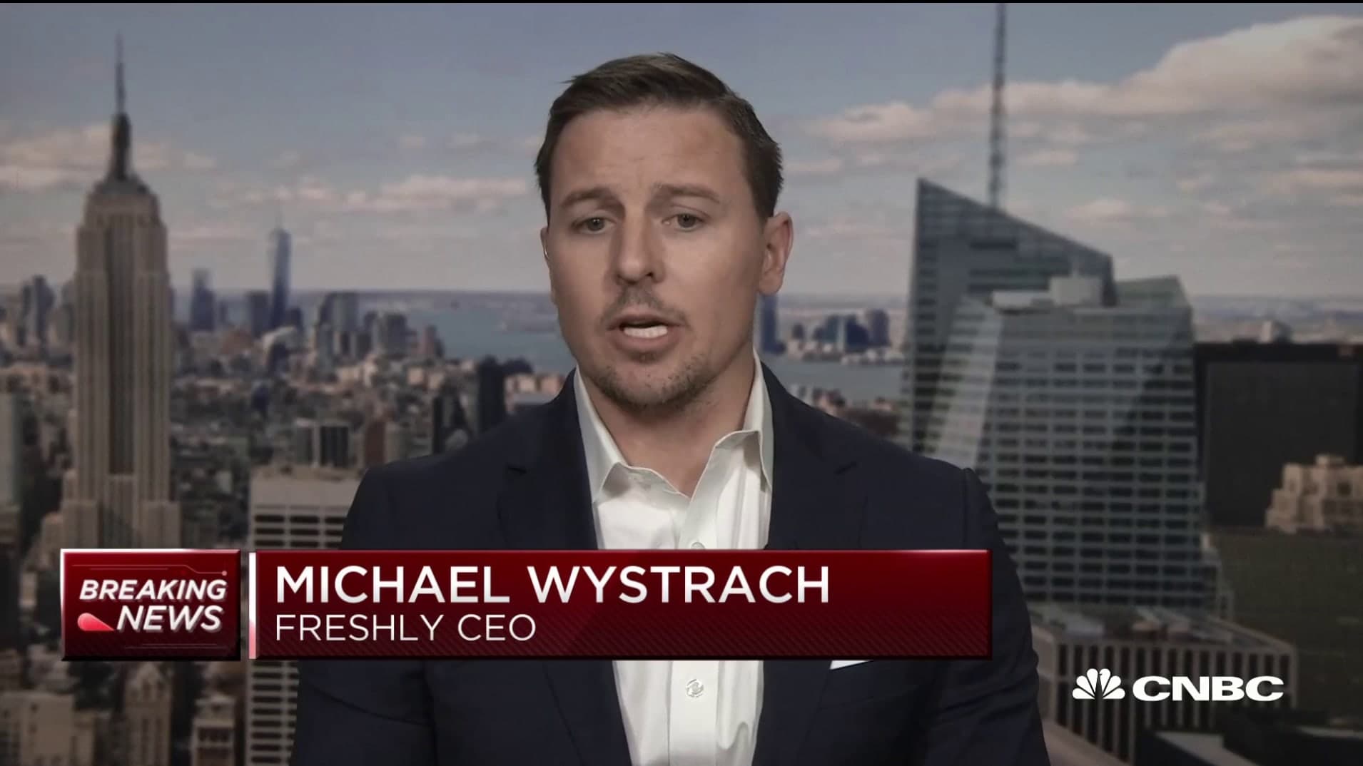 Mike Wystrach on CNBC announcing Freshly's acquisition by Nestlé